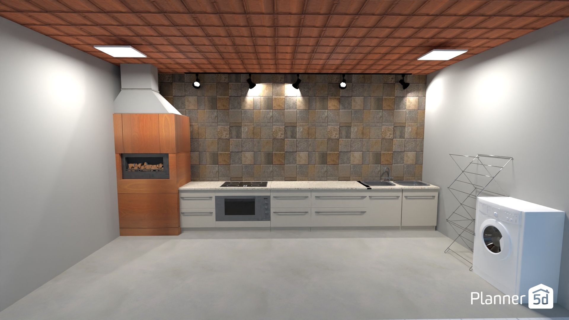 area de churrasco marcela #25686940 by Valdirene Designer de interiores E PLANEJADOS