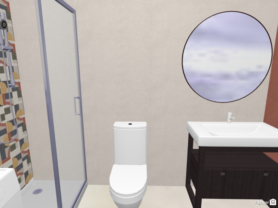 Kupatilo Kandinsky koral plocice #23384482 by User 157795902