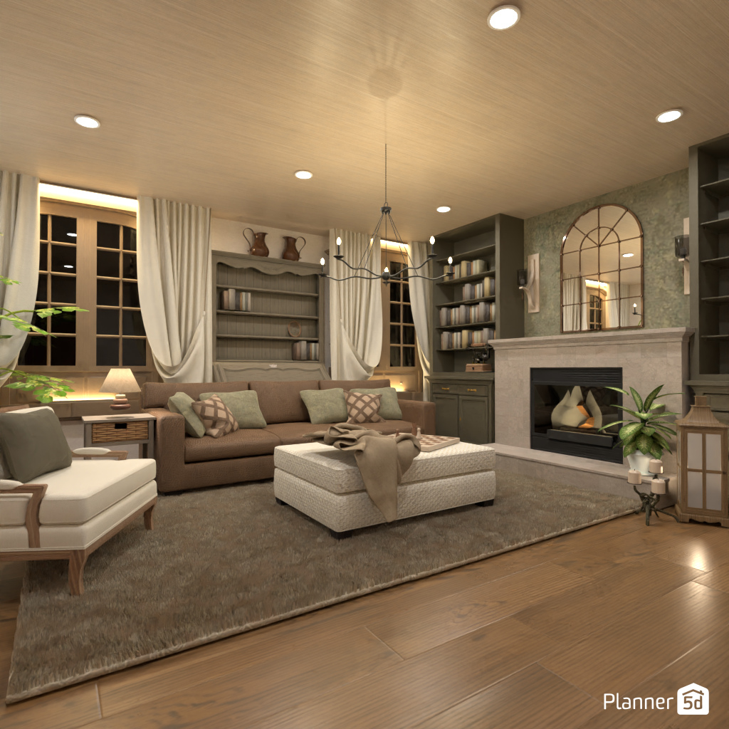 Country Living room #20153219 by Editors Choice