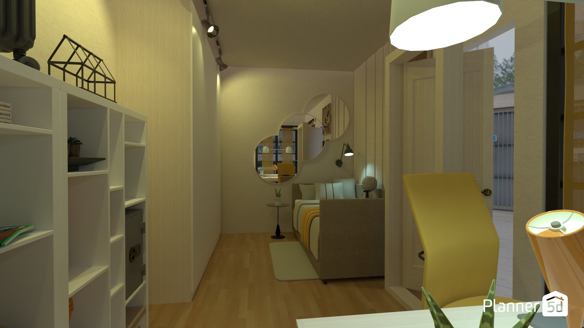 dormitorio contemporáneo cálido y practico #31600500 by Yolanda Infante Garrido