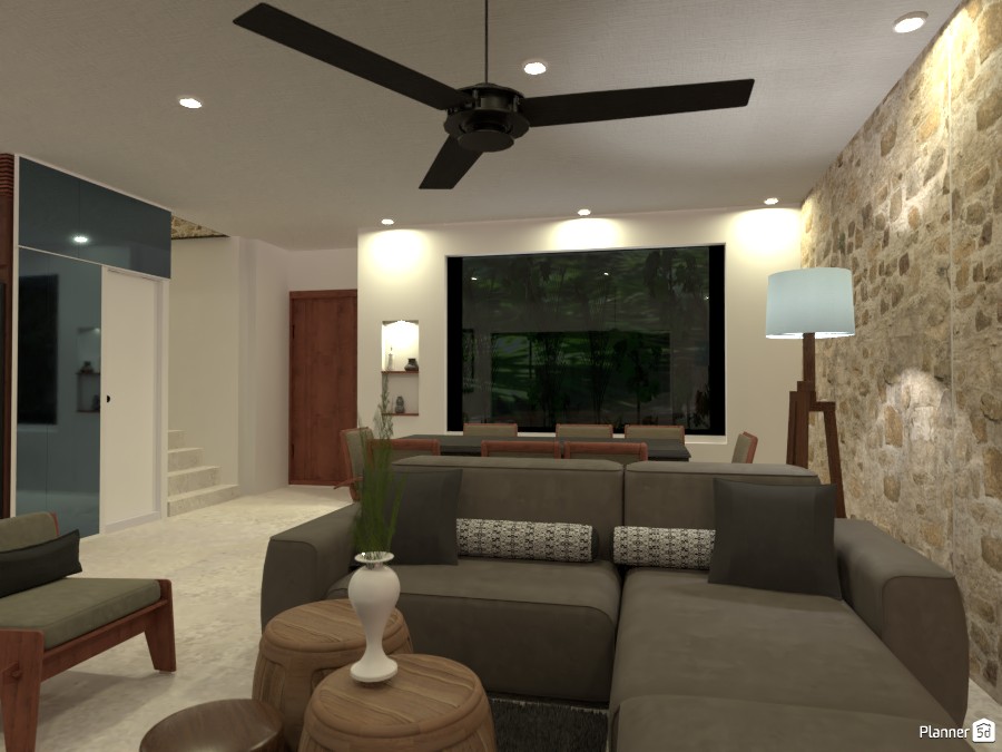 boho chic living room #4020586 by Michel