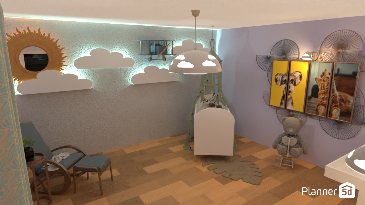 clouds babyroom #20783586 by less