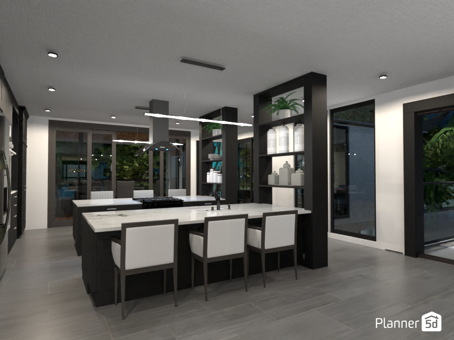 modern cottage in the woods kitchen #9038233 by Damir