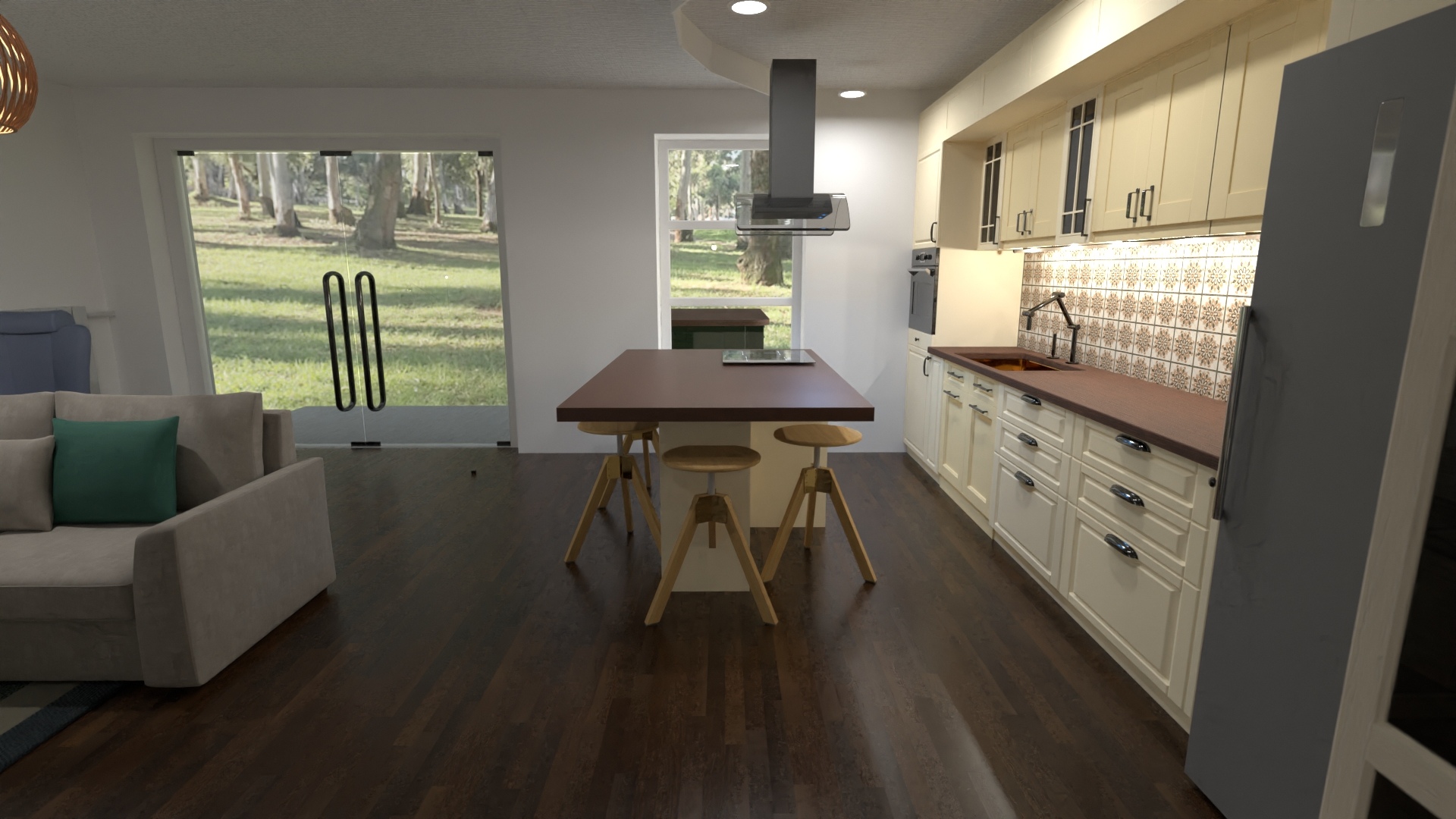 beige kitchen #23492262 by Adam