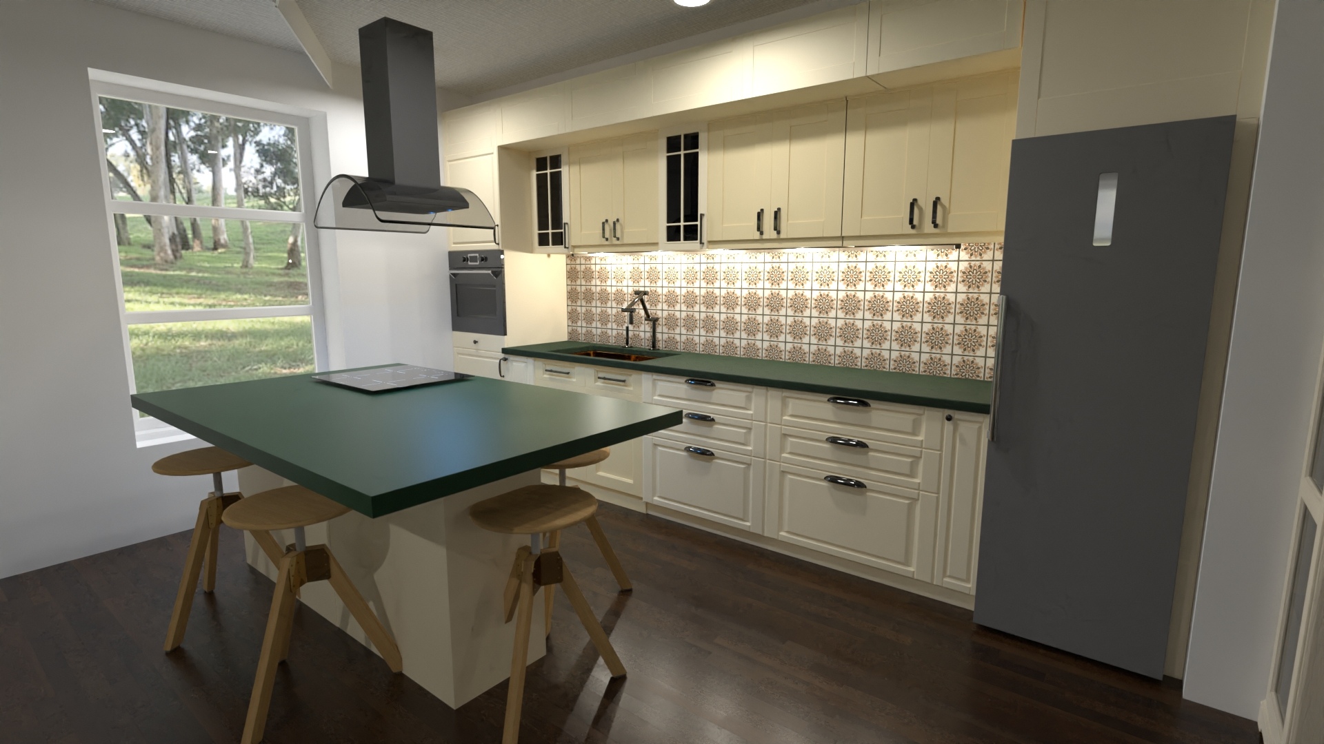 beige kitchen #23508250 by Adam