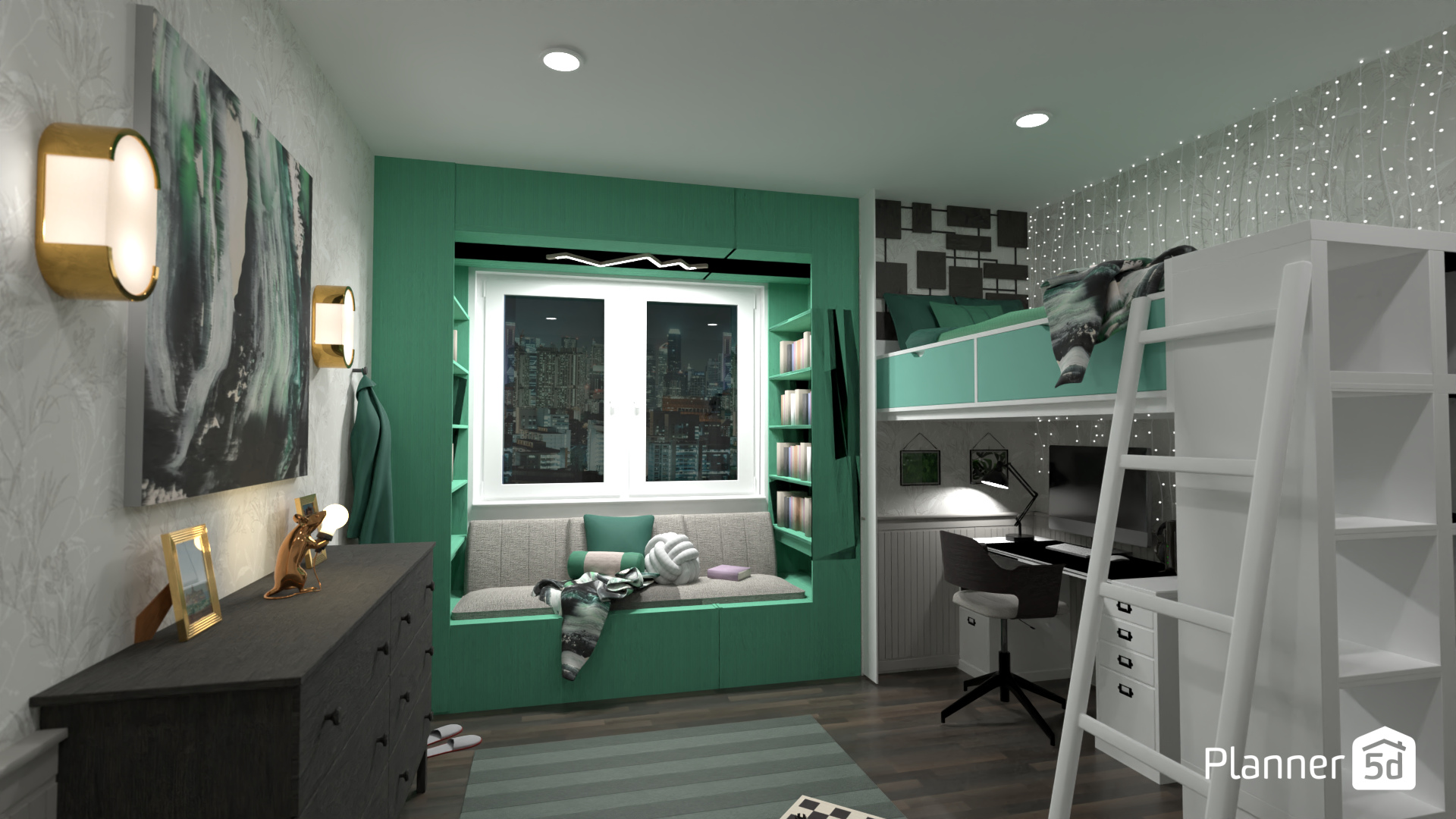 Teen Bedroom #20454387 by Amberliah Duffy