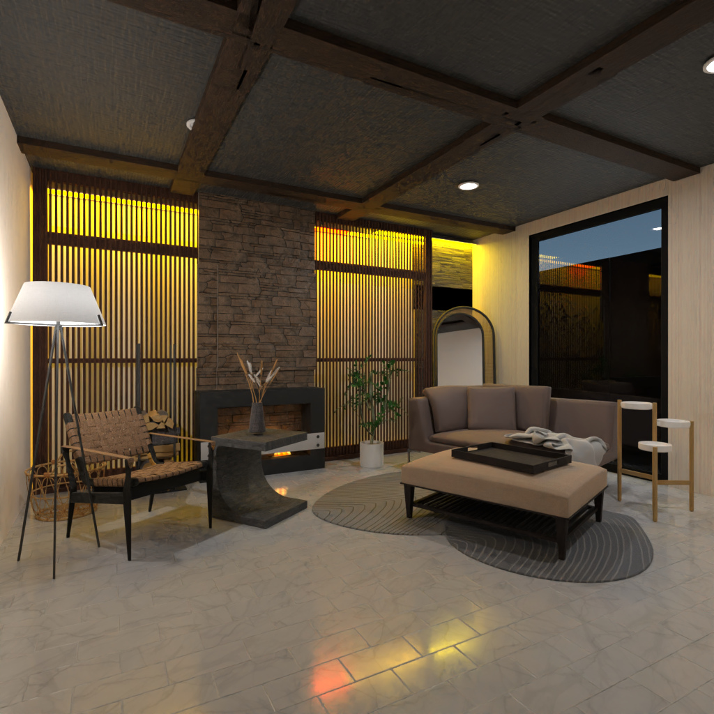 Soggiorno Japandi #11823644 by Editors Choice