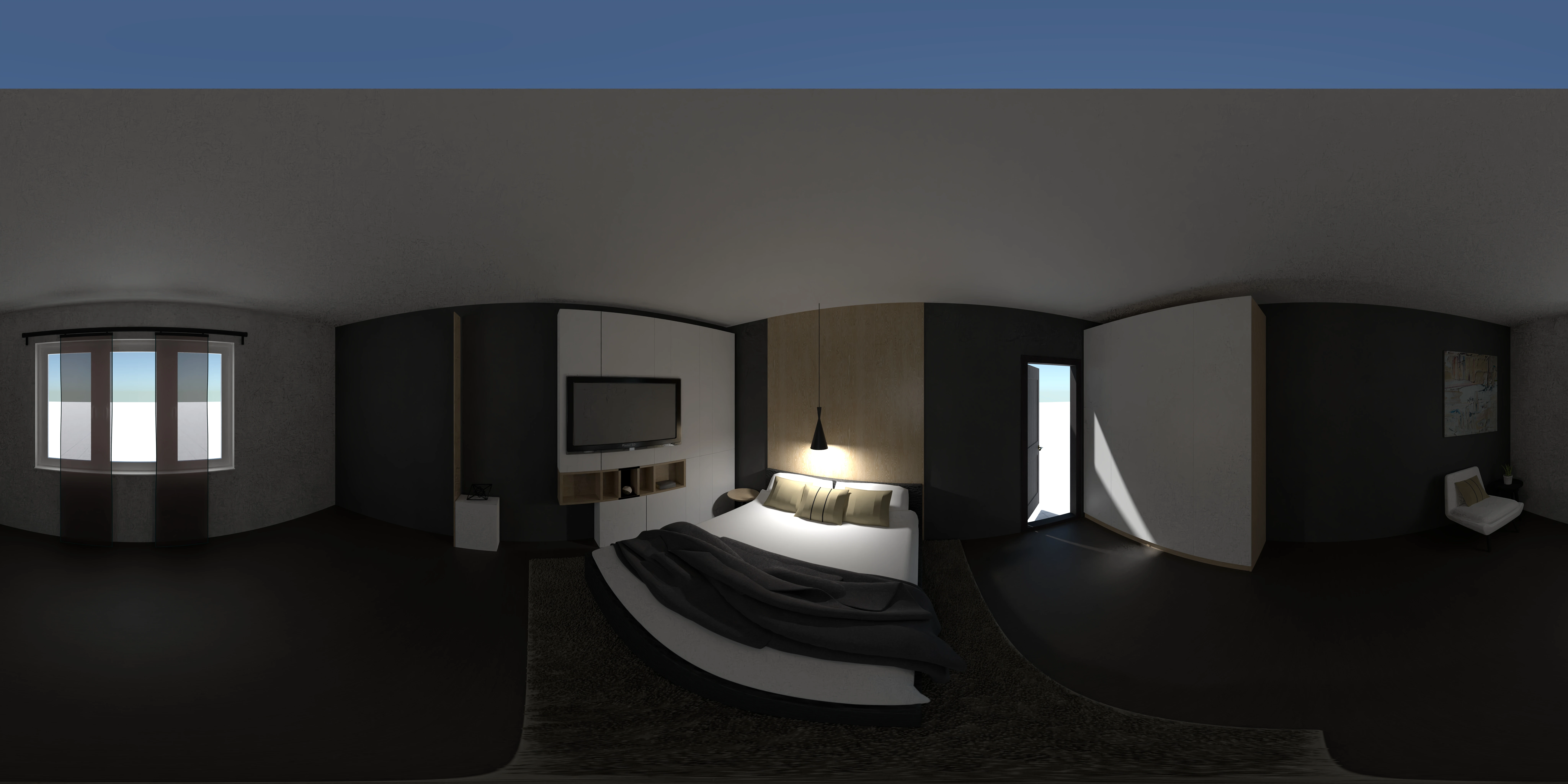 Small bedroom #3076648 by Polina M