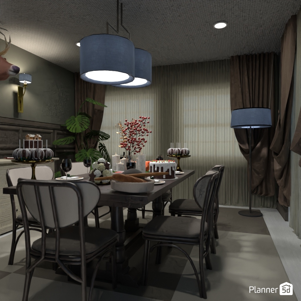 DB: Thanksgiving Day - room shell copy #23450855 by Editors Choice