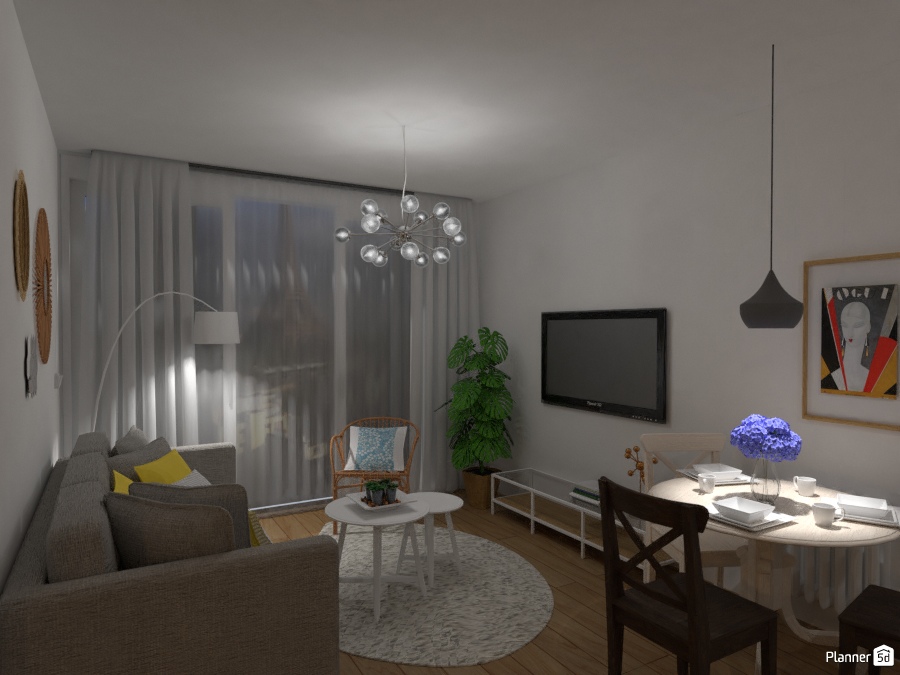 Living Room in Small apartment All in One 2599966 by Lucija Marko image