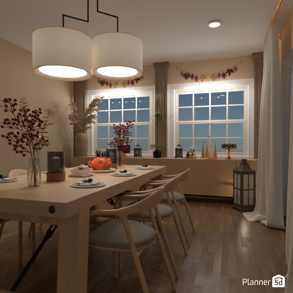 DB: Thanksgiving Day - room shell copy #23455563 by Editors Choice