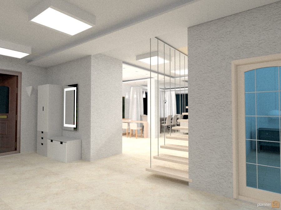 Холл частного дома с мансардой. #1031235 by Ольга Строева