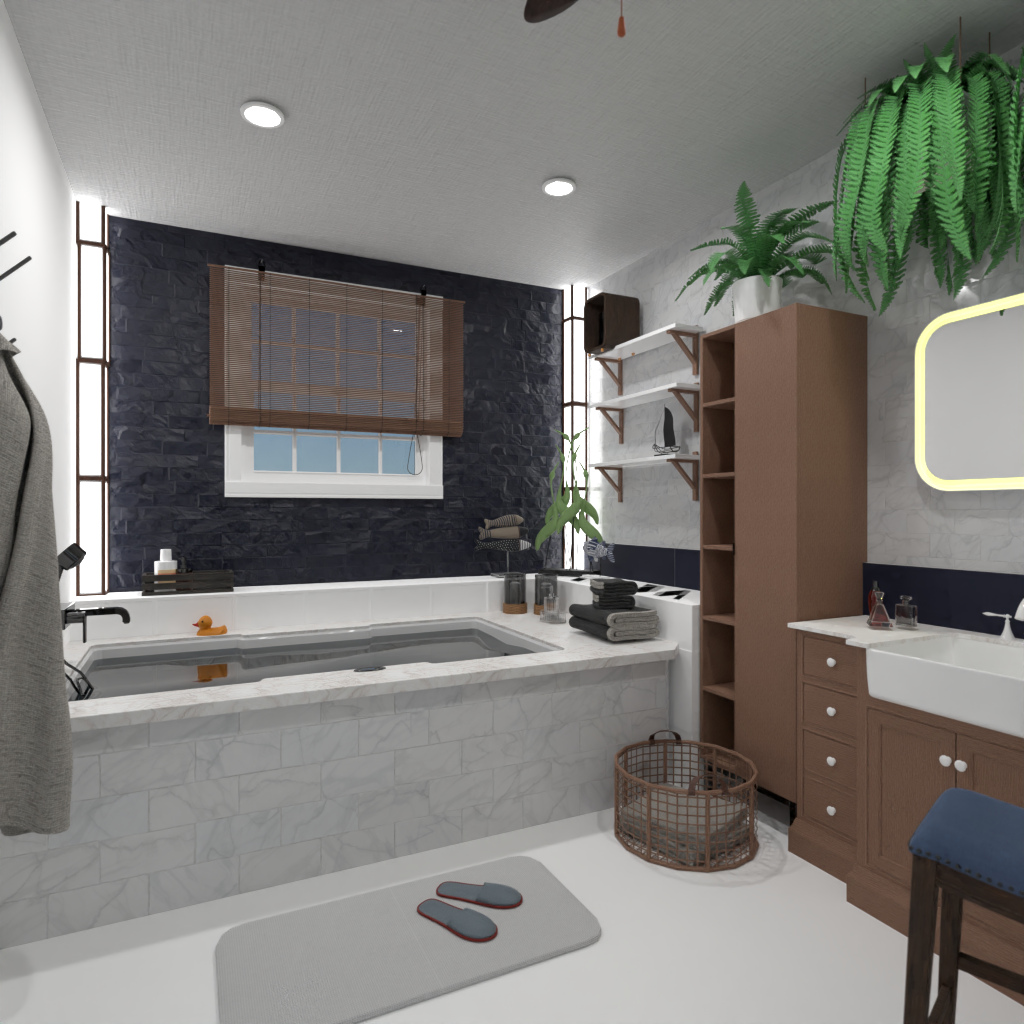 Nautical bathroom #12244114 by Editors Choice