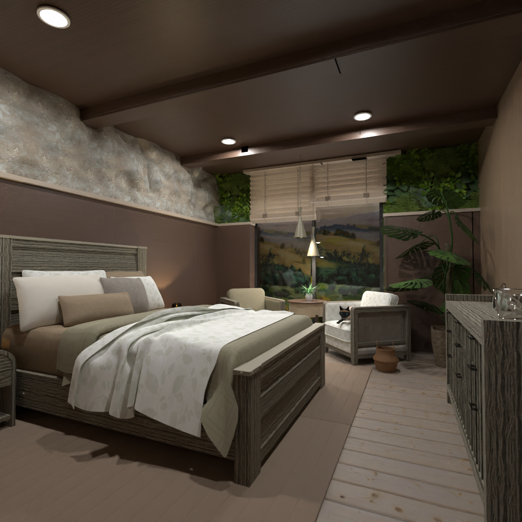 Dormitorio forestal #12812883 by Editors Choice