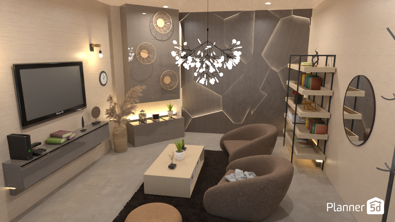 Batalla de diseño - Sala de estar sin sofá #19517632 by Enya