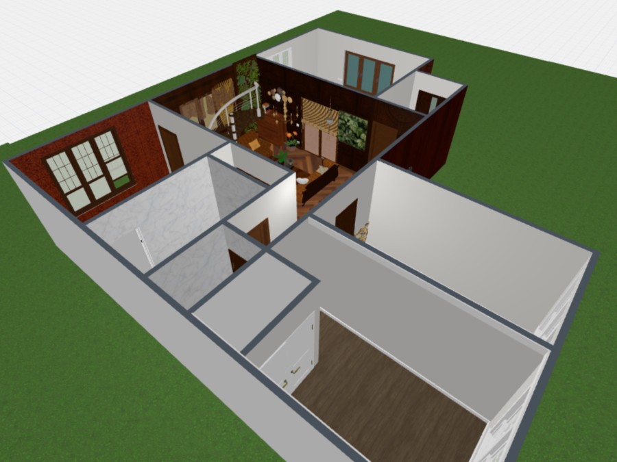 Grey house copy #23380050 by User 158599422