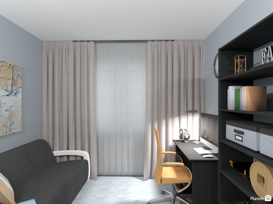 Комната для молодого человека 11m2 #2440964 by Алиса в Зазеркалье