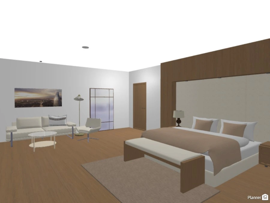Warm Wood Master Bedroom #3034408 by Ana