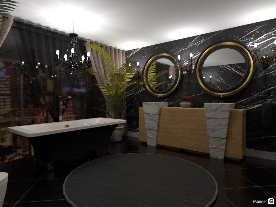 In the middle of the clouds: Bath #3907276 by Fede Lars