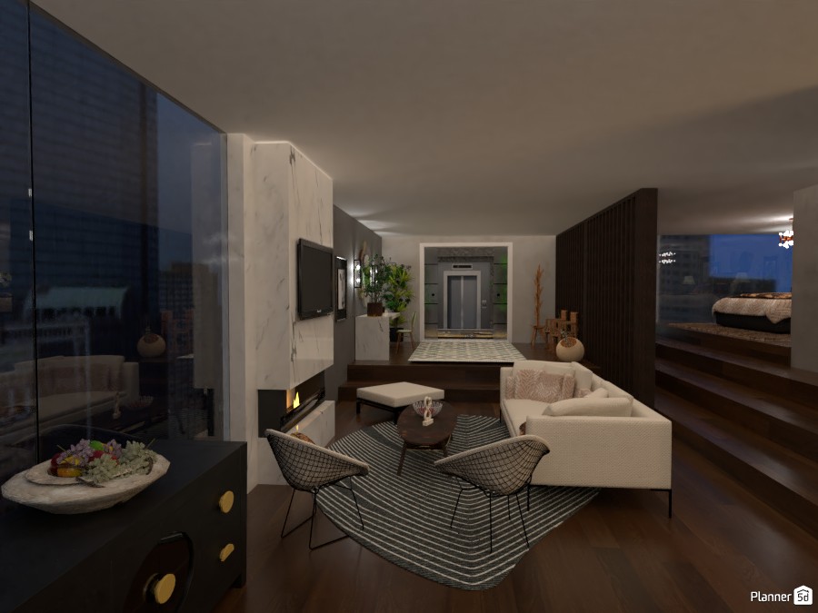 In the middle of the clouds: Living #3907314 by Fede Lars