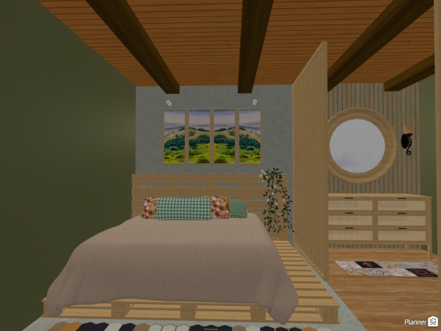 Modern Japanese Bedroom 105025 by Alfii Ali image