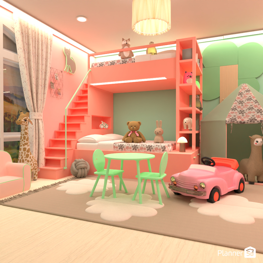 Candy Land Kid's Room #21238510 by Editors Choice