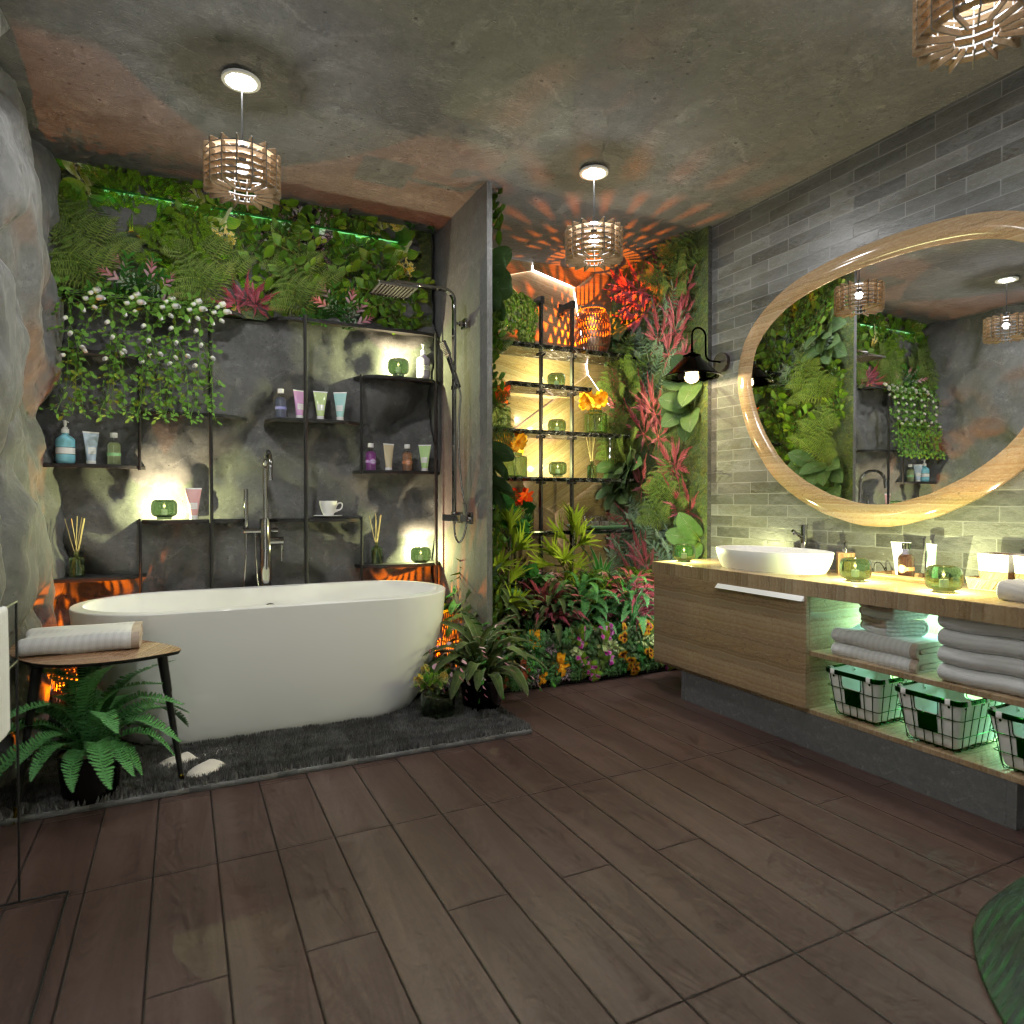 Biophilic Bathroom #13067019 by Editors Choice