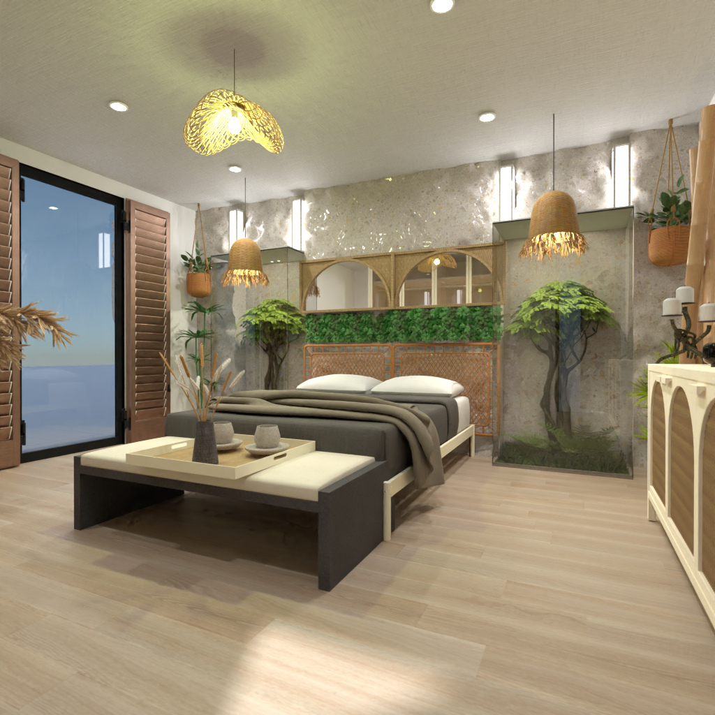 Wabi Sabi Bedroom #14553199 by Editors Choice