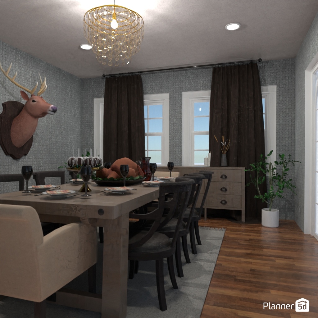 DB: Thanksgiving Day - room shell copy #23415903 by Editors Choice