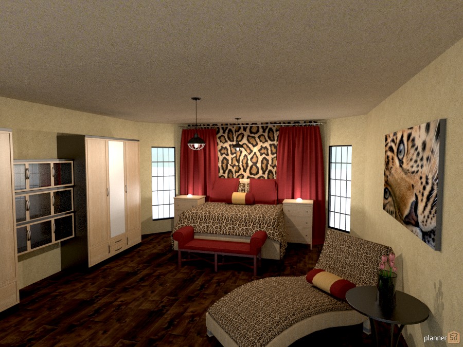 leopard bedroom 1001543 by Joy Suiter image
