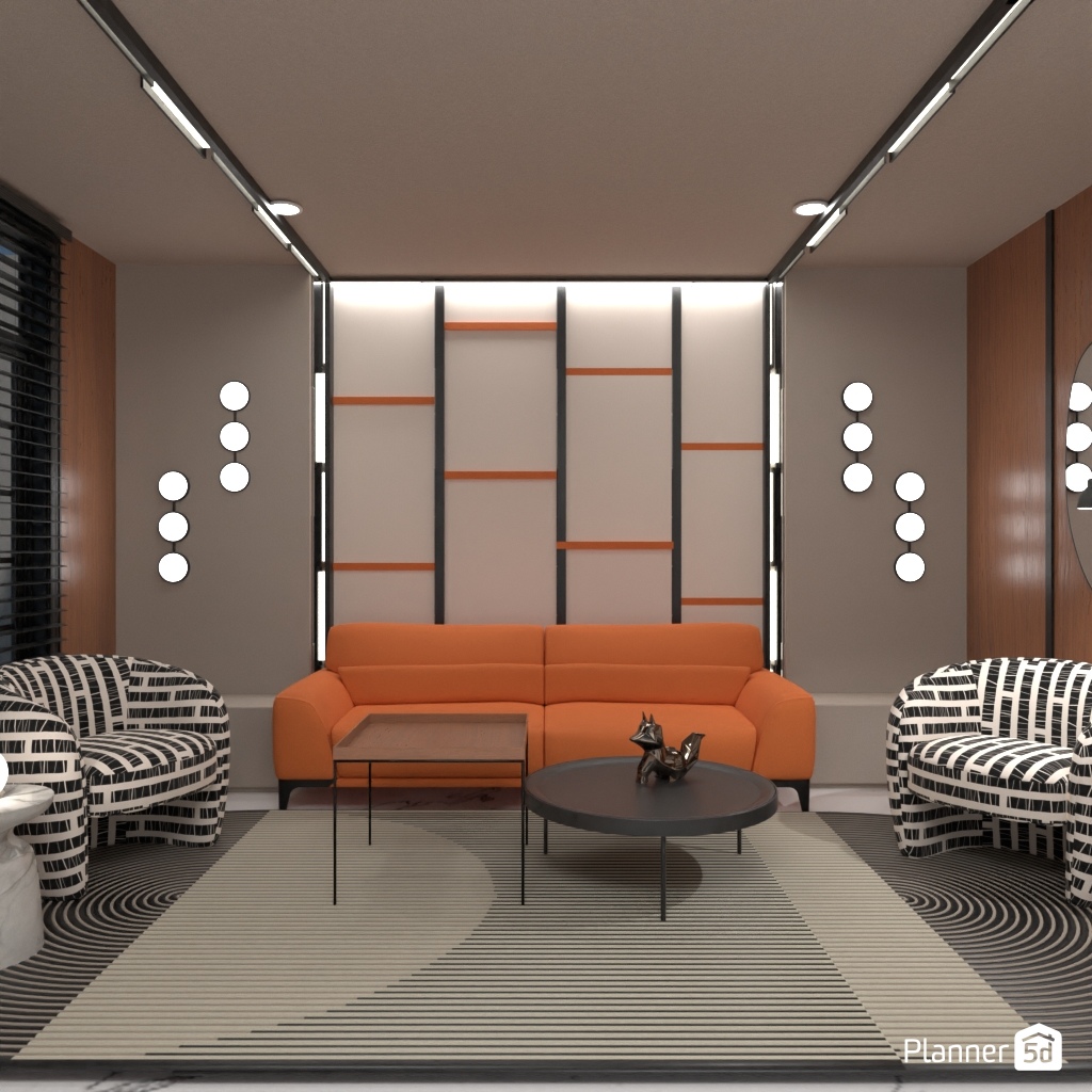 Orange sofa #24674704 by Editors Choice