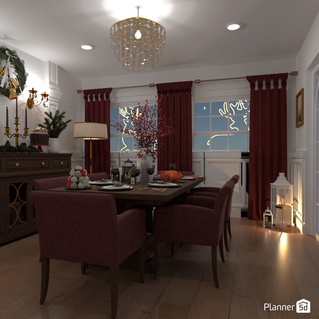 DB: Thanksgiving Day - room shell copy #23409443 by Editors Choice