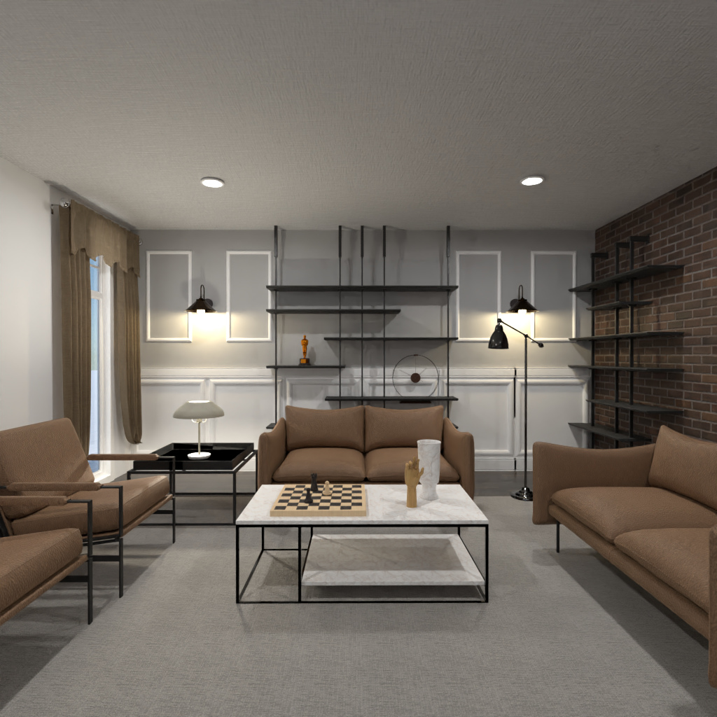 Men's Living Room #13536963 by Editors Choice