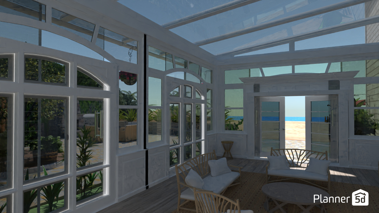 Beach House Sunroom #15689935 by Андреа Gabrielle