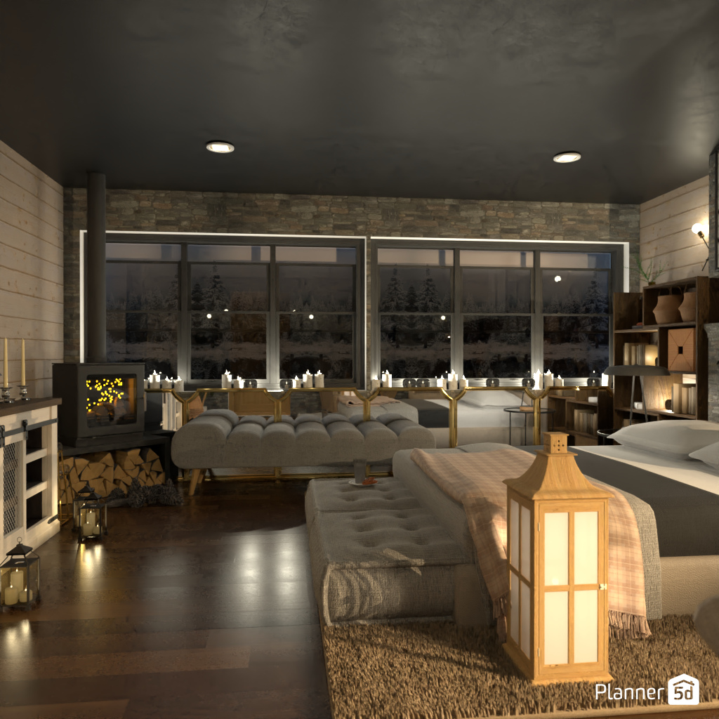 Winter and Fire! #16702919 by Editors Choice