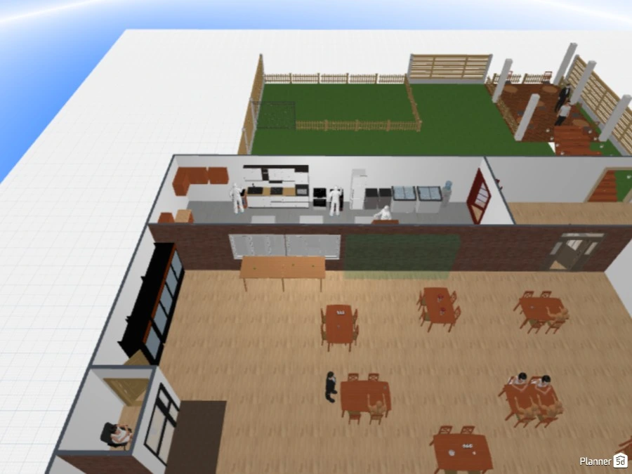 PLANTA: RESTAURANTE NA BRASA #3105048 by User 132589808