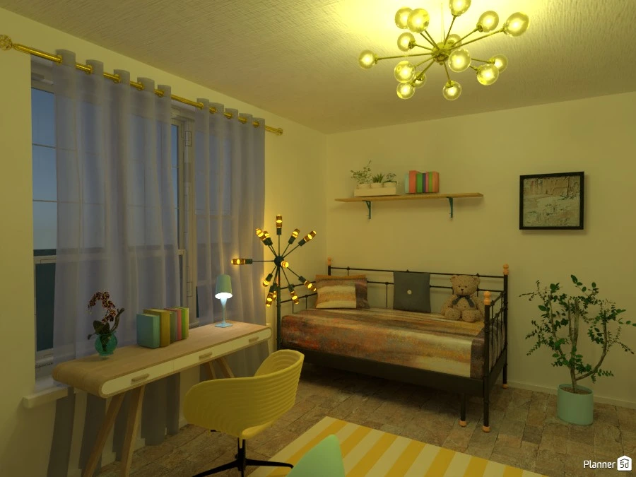 yellow and green rooms #3026428 by Menna