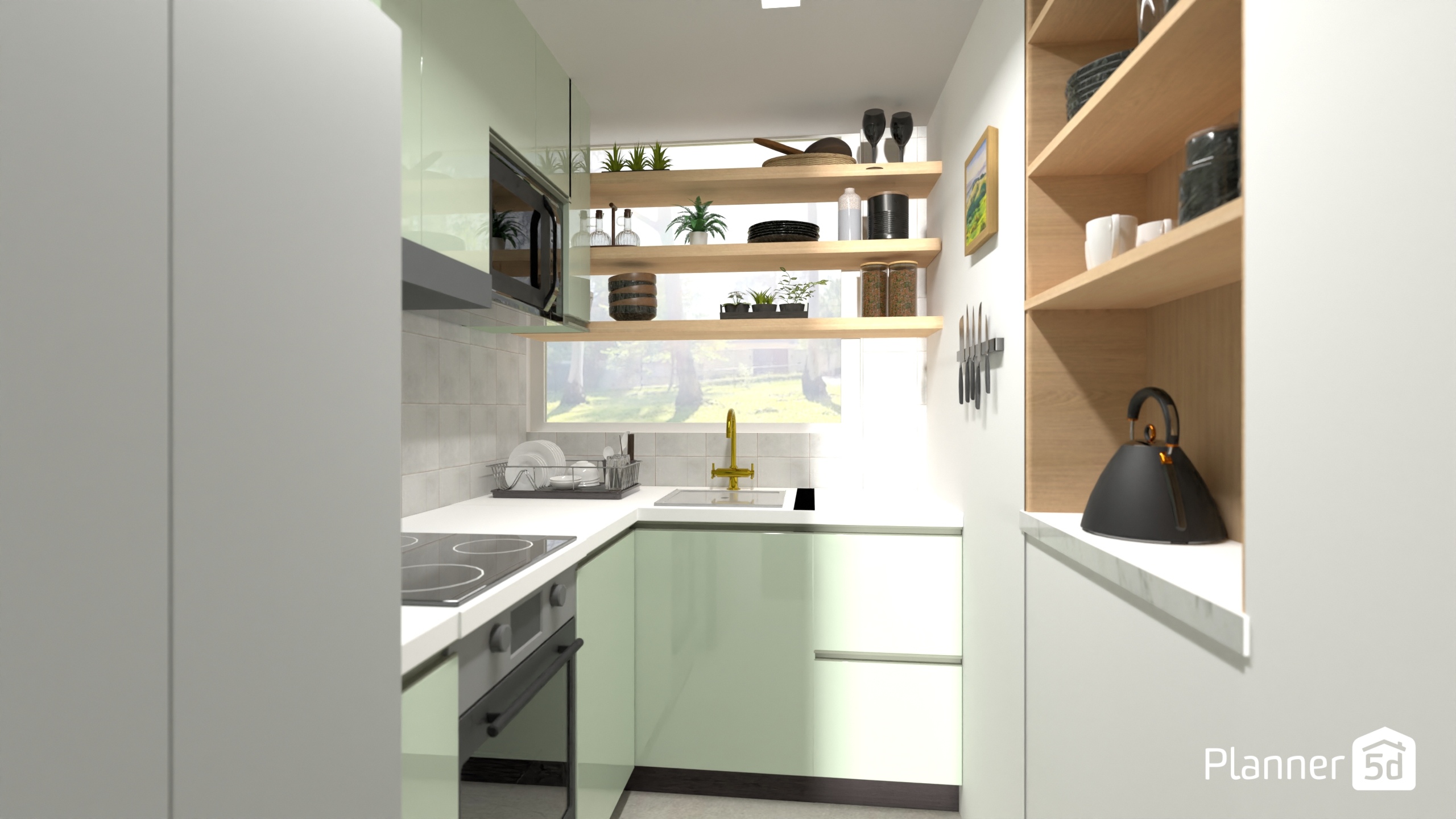 Depto San Joaquin - Muebles final #24685652 by Gabriela González