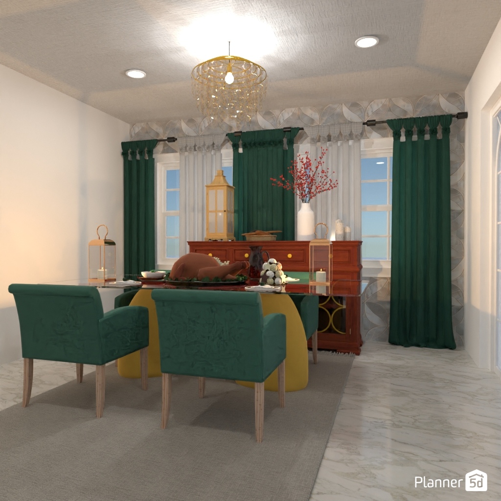 DB: Thanksgiving Day - room shell copy #23398058 by Editors Choice