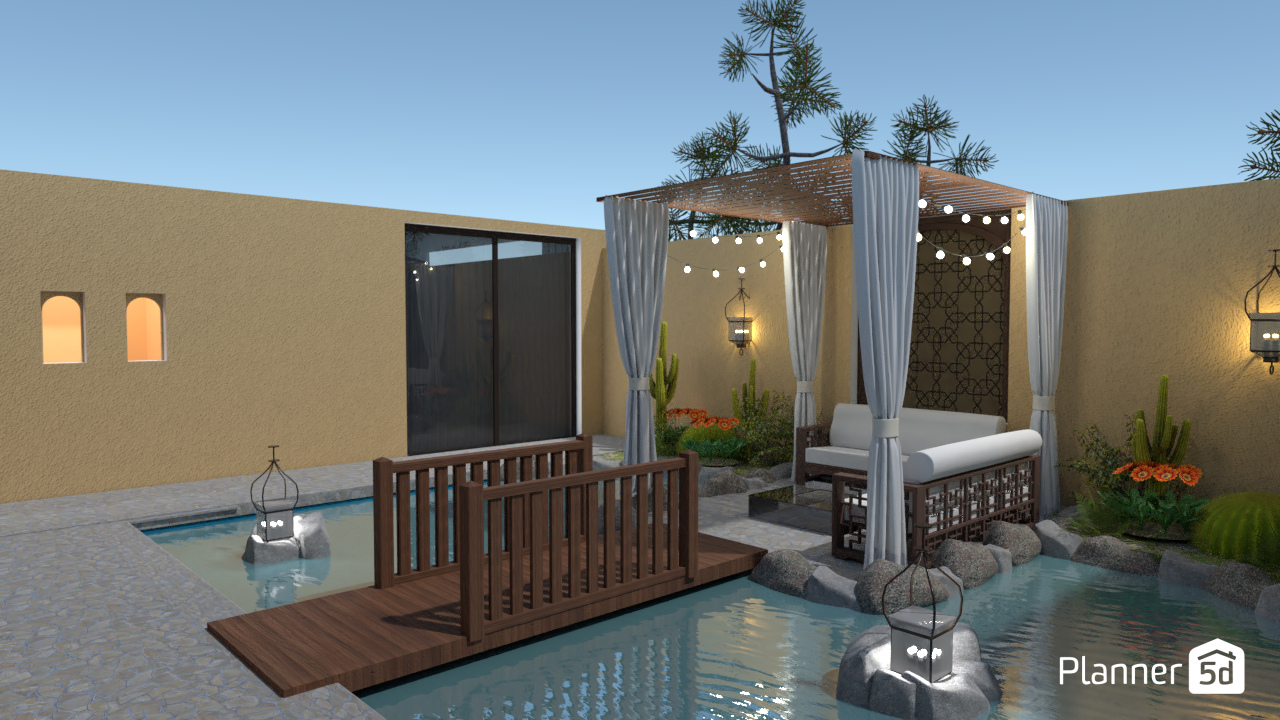 garden in An Arab-Islamic style #6415870 by Just Passion