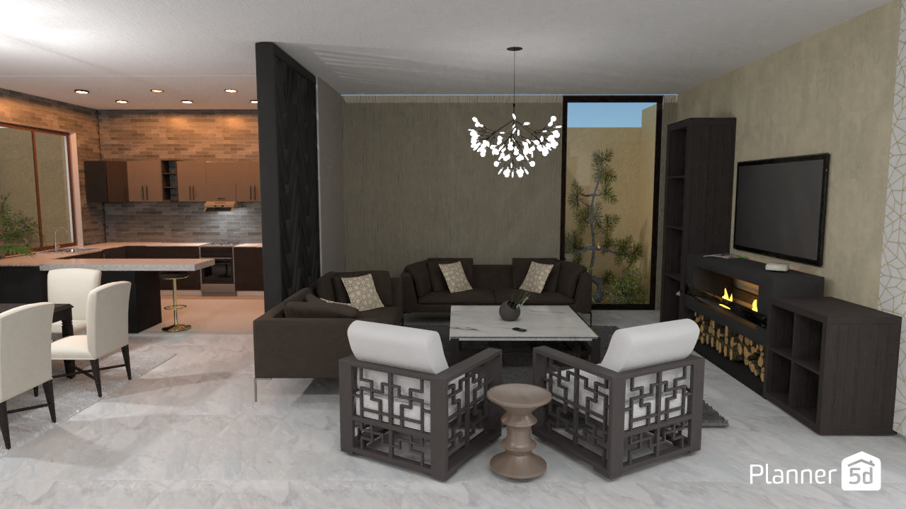 Living room with modern Arab-Islamic-style #6496418 by Just Passion