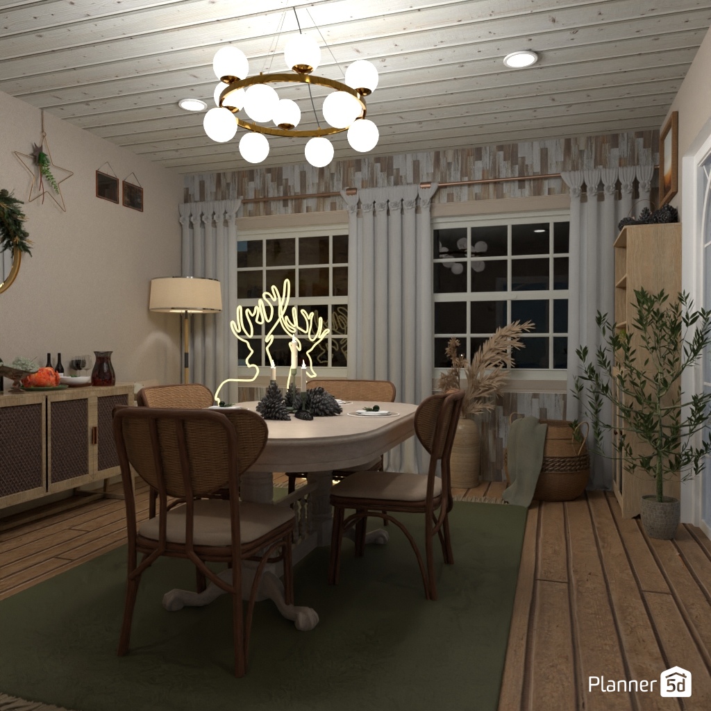 DB: Thanksgiving Day - room shell copy #23408287 by Editors Choice