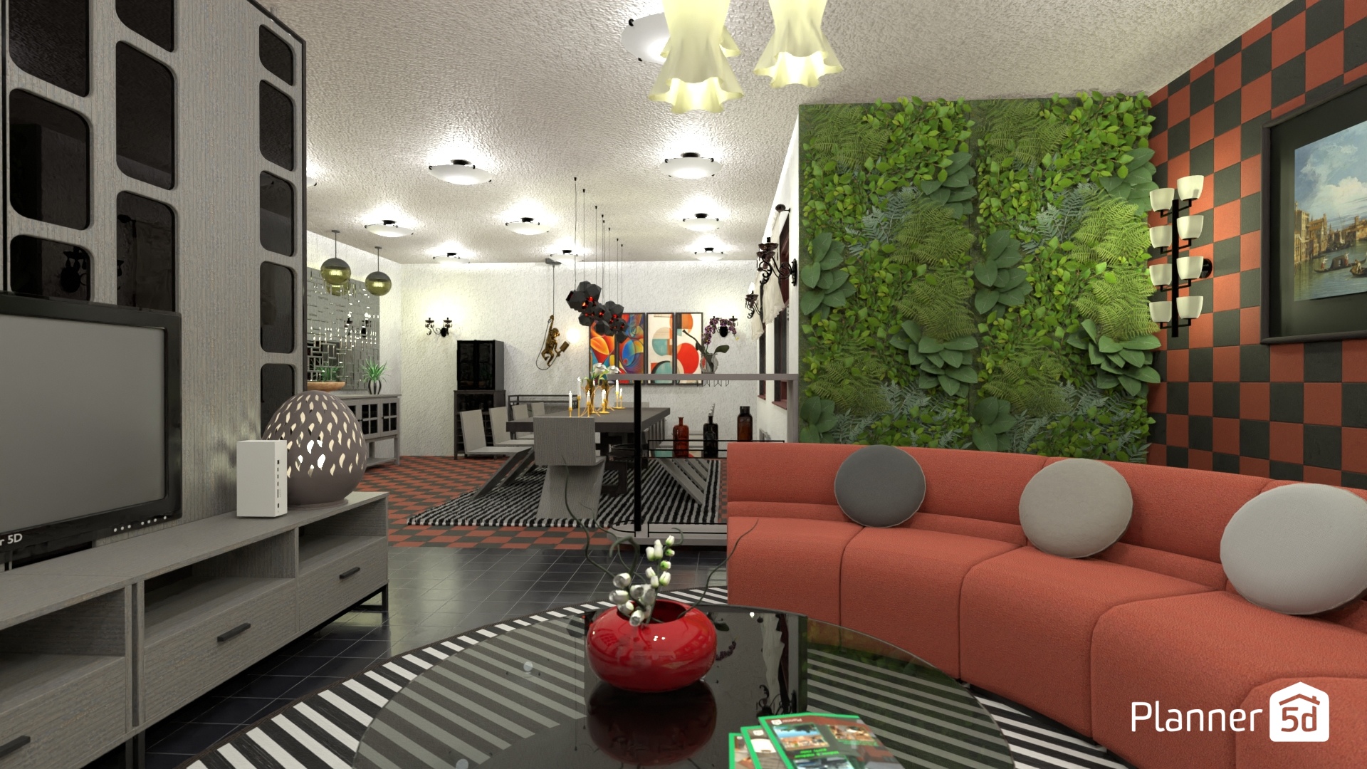 salón - comedor #27225036 by Yolanda Infante Garrido