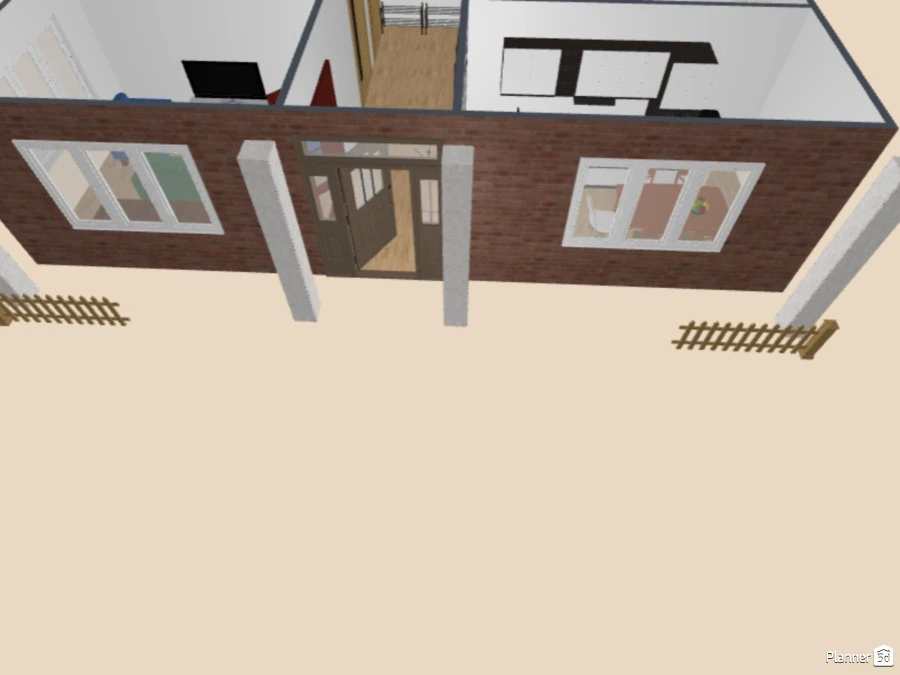 1 Floor House Idea / Plan 1 #137535 by Fevki Akalin