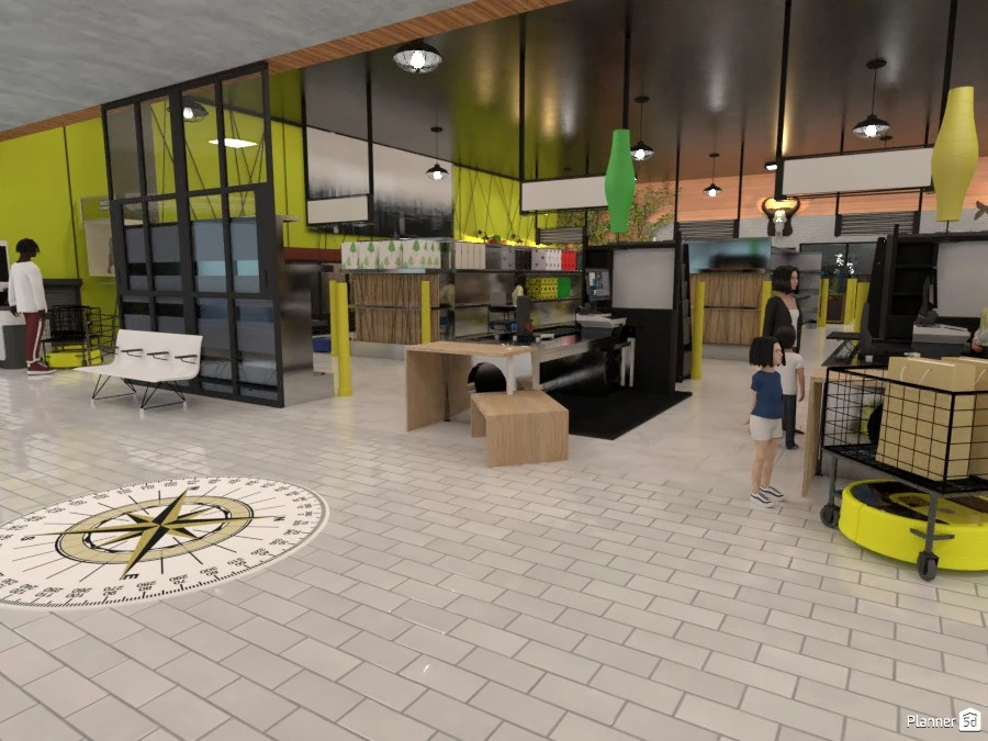 Supermarket of the near future! #3036028 by Bruce Harris