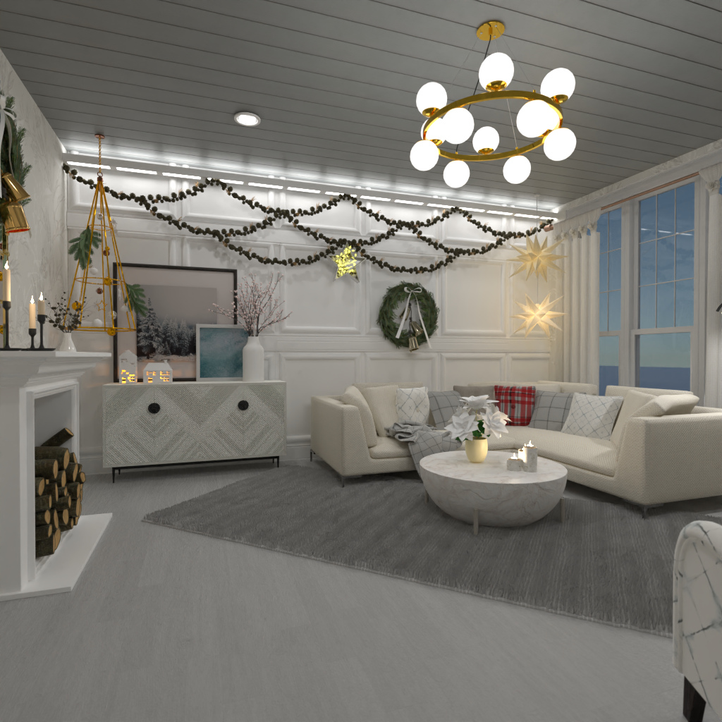 White snow living room #10624544 by Editors Choice