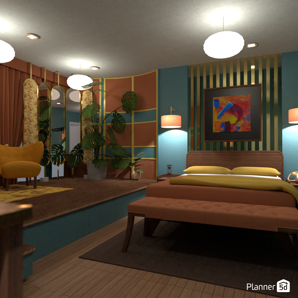 DB: Retro - empty room copy #17853339 by Editors Choice