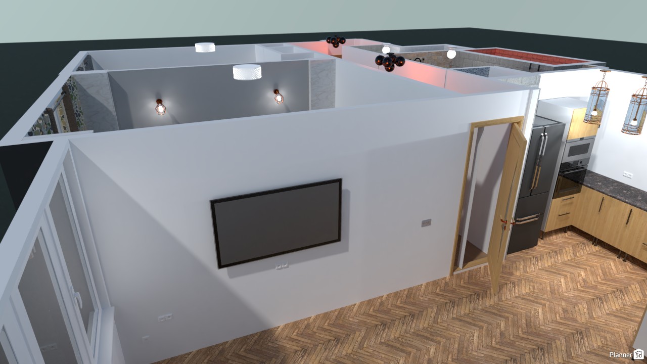 77 High Point - Living Area Main Wall #4441678 by Stephen Ebanks