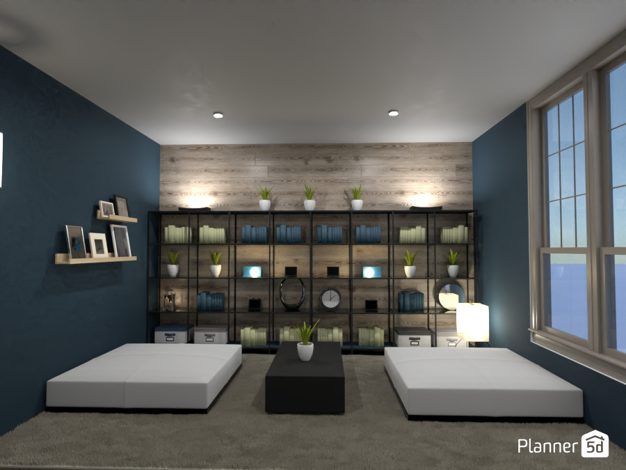 Living room without a sofa #8278205 by Rita