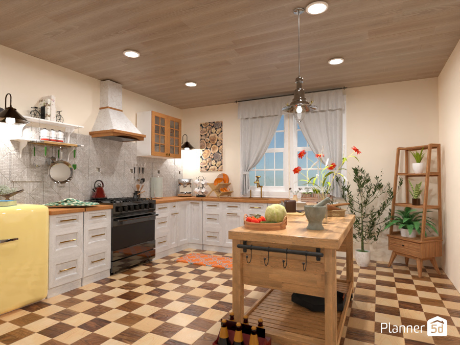 Vintage kitchen : Design battle contest #13287271 by Gabes
